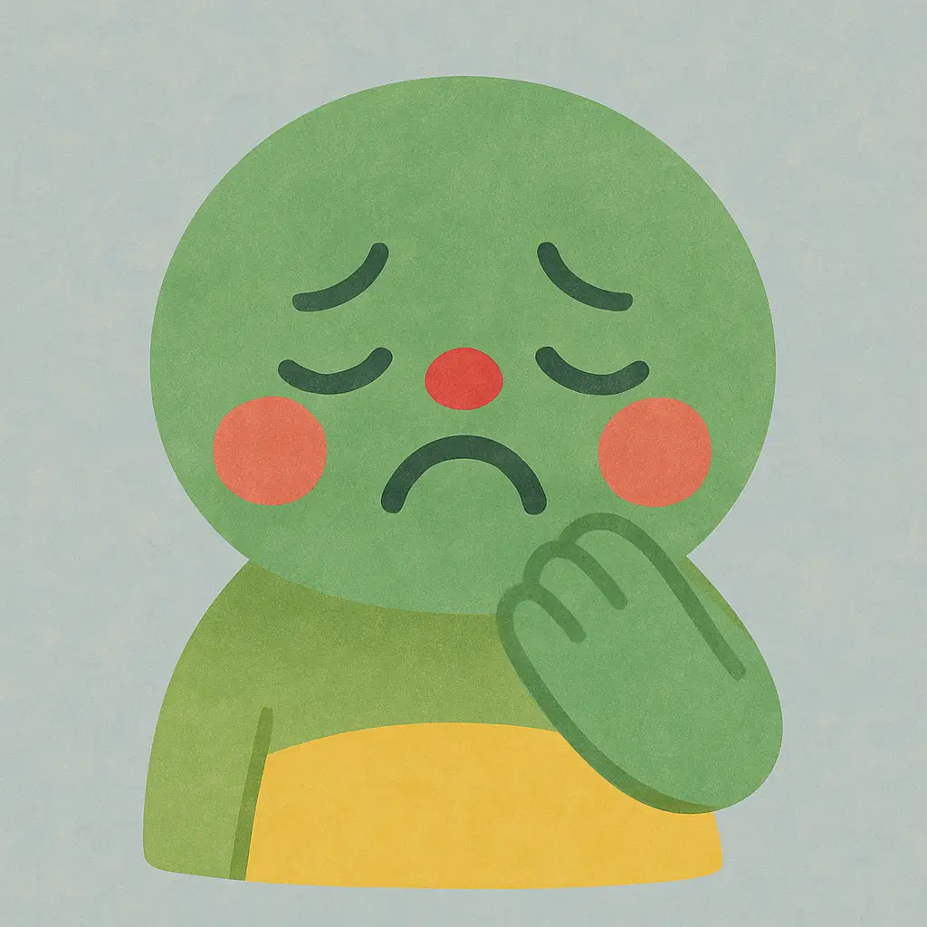 Shame character illustration